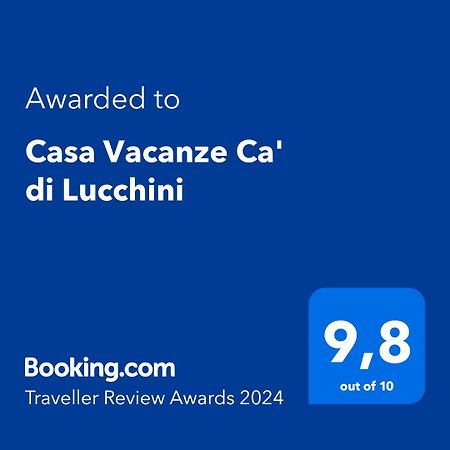 Casa Vacanze Ca' Di Lucchini San Benedetto Val di Sambro Exteriér fotografie